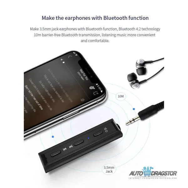 BLUETOOTH PRIJEMNIK ZA VOZILO 