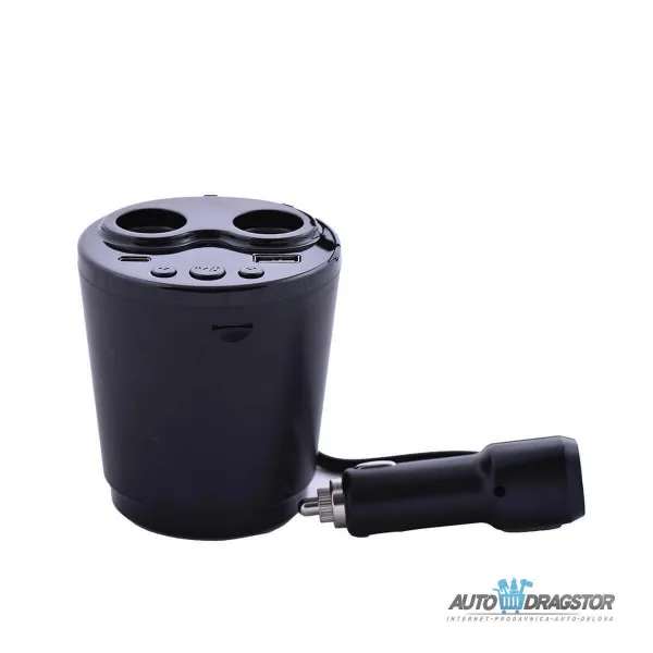 FM PREDAJNIK (TRANSMITER) IPUNJAČ,2 USB ULAZA,BLUETOOTH 5.0,MP3/WMA 