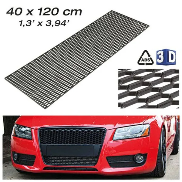 PVC MREZICA ZA GRIL CRNA 120x40CM 