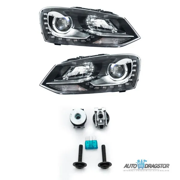VW POLO V (6R, 6C) 2010- FAROVI SA LED POZICIJOM SET 