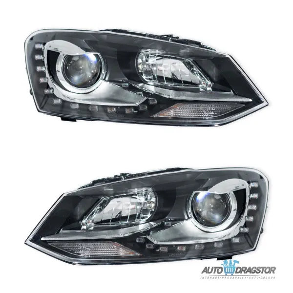 VW POLO V (6R, 6C) 2010- FAROVI SA LED POZICIJOM SET 