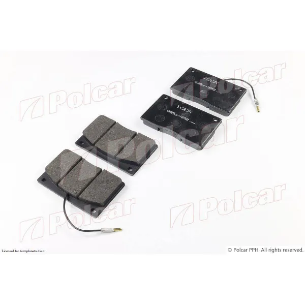 Kočione pločice RENAULT MASTER (T/P), 80-98; 