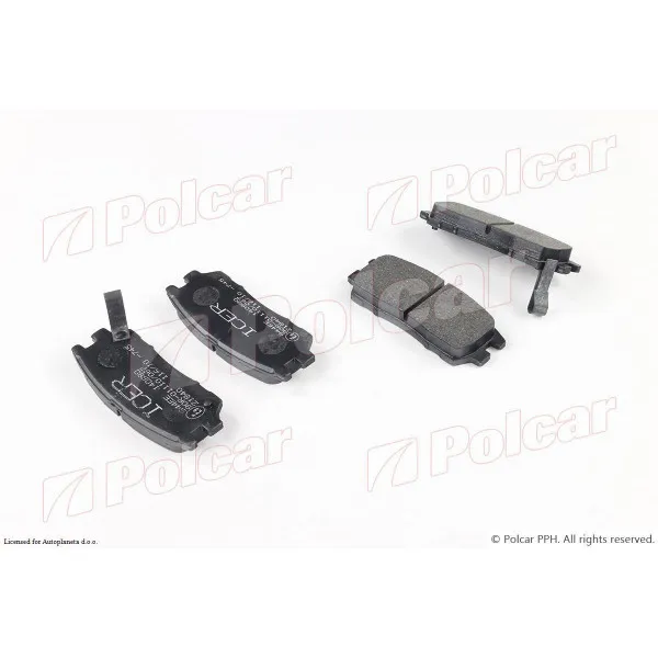 Kočione pločice MITSUBISHI L400 (PAOV), 94-98; MONTERO (V20/V40), 92-95; PAJERO (V20/40), 91-01; SIGMA (F_), 90-96; SPACE GEAR (PA/PB/PD), 94-07; 