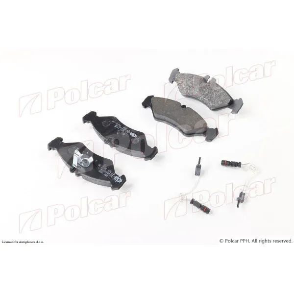 Kočione pločice MERCEDES SPRINTER/CLASSIC 208-416 (W901-905/909), 95-; 