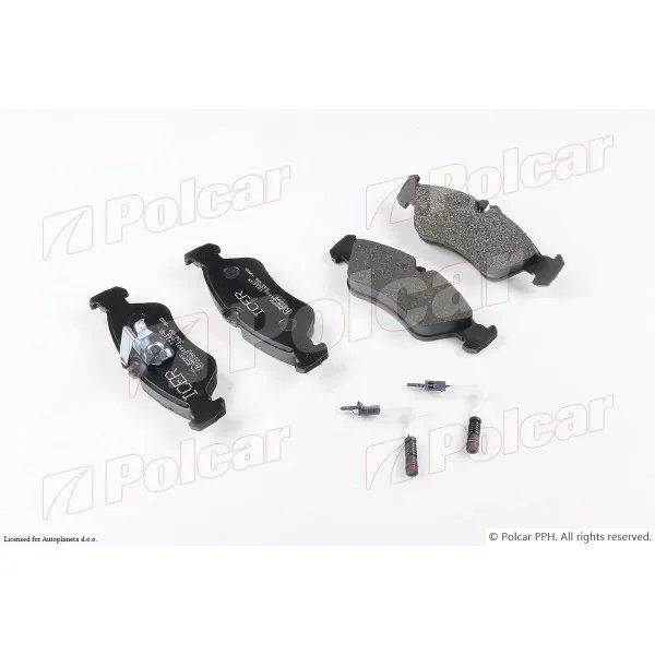 Kočione pločice MERCEDES G-KLASSE (W461/W463), 92-18; SPRINTER/CLASSIC 208-416 (W901-905/909), 95-; 