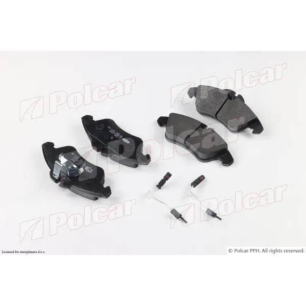 Kočione pločice MERCEDES SPRINTER/CLASSIC 208-416 (W901-905/909), 95-; V-KLASSE (W638), 96-03; VITO (W638), 96-03; 