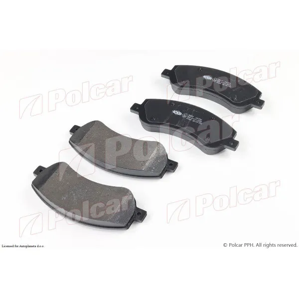 Kočione pločice FORD TRANSIT (V347/8), 06-13; TRANSIT CONNECT (C170), 02-14; 