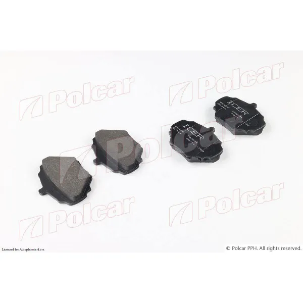 Kočione pločice LAND ROVER DISCOVERY (LJ/LT), 89-97; RANGE ROVER (AE/AN/HAA/HAM/HBM/HAA/RE/RN), 70-95; 