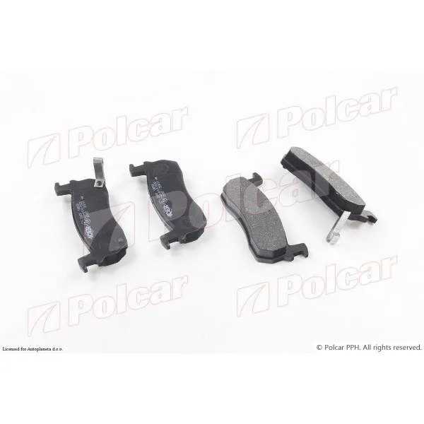 Kočione pločice NISSAN MICRA (K10), 82-92; 