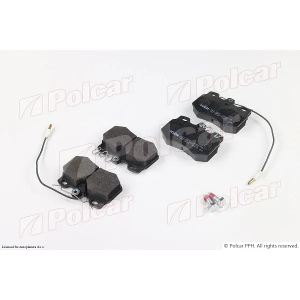 Kočione pločice PEUGEOT 205 (741), 83-98; 309 (10A/10C/3A/3C), 85-93; 