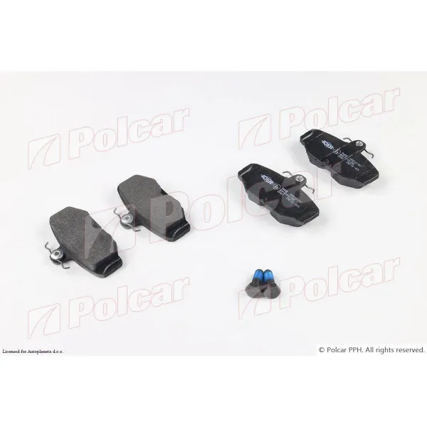 Kočione pločice FORD ESCORT V/VI (GAL/ALL/AVL), 90-95; ESCORT VII (GAL/AAL/ABL/ALL/AFL), 95-00; GRANADA (GU/GNU), 77-85; SCORPIO (GAE/GGE), 85-94; SCORPIO (GF 