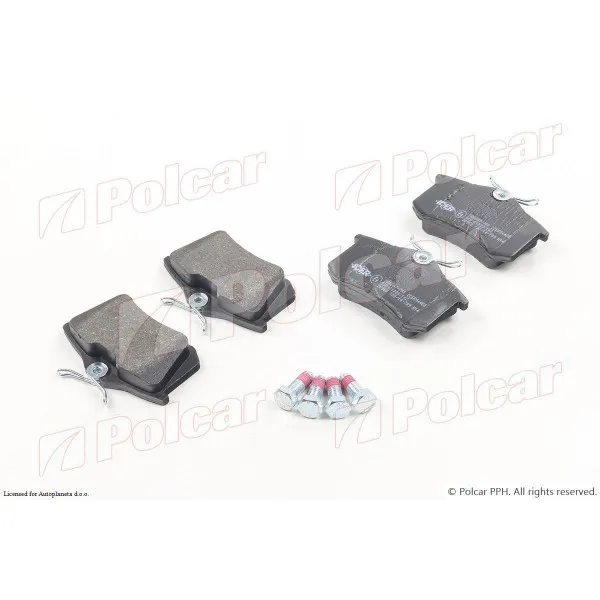 Kočione pločice CITROËN, DS, FIAT, FORD, LANCIA, PEUGEOT, SEAT, SKODA, VOLKSWAGEN 