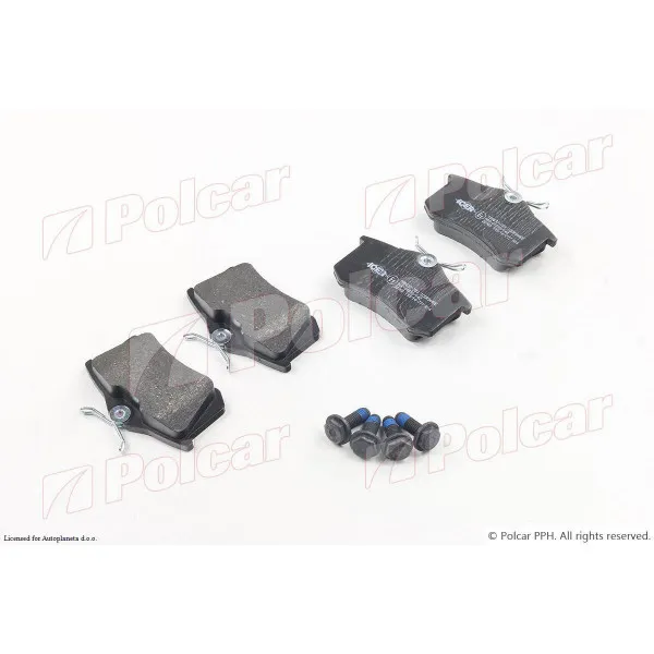 Kočione pločice AUDI, CITROËN, PEUGEOT, SEAT, SKODA, VOLKSWAGEN 