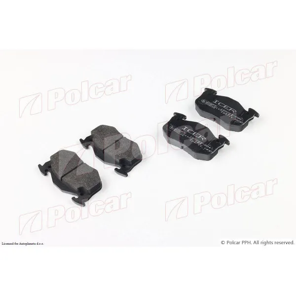 Kočione pločice RENAULT TWINGO (C06), 93-06; 