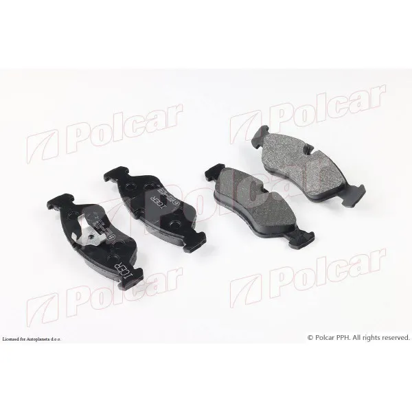 Kočione pločice OPEL ASTRA F (T92/M99), 91-02; KADETT E (T85), 84-93; OMEGA A (V87), 86-94; VECTRA A (J89), 88-95; VECTRA B (J96), 95-02; 