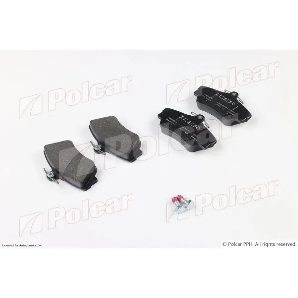 Kočione pločice VOLVO 400 (445/464/480), 87-97; 