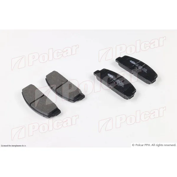 Kočione pločice MAZDA 323 (BG), 89-94; 323 (BJ), 98-03; 323 F (BJ), 98-03; 6 (GG/GY), 02-08; 6 (GH), 08-12; 626 (GD/GV), 88-92; 626 (GF/GW), 98-02; PREMACY (C 