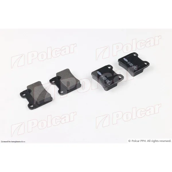 Kočione pločice OPEL ASTRA F (T92/M99), 91-02; CALIBRA (C89), 89-97; KADETT E (T85), 84-93; VECTRA A (J89), 88-95; 