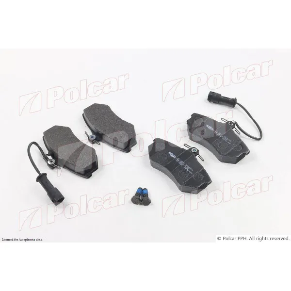 Kočione pločice AUDI 100 (C2; 43), 76-82; 100 (C3; 44), 82-90; 200 (C3; 44), 83-91; 80 (B2; 81/85), 78-86; 80 (B3; 89/8A), 86-91; 90 (B3; 89/8A/8B), 87-91; 