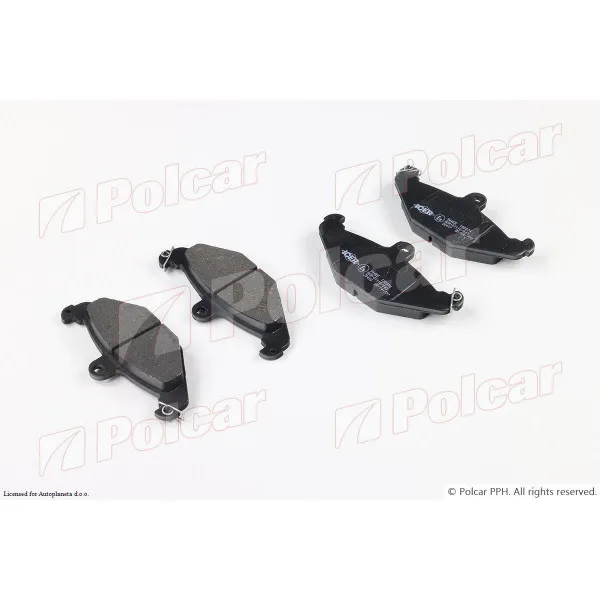 Kočione pločice RENAULT 21 (B48/K48), 86-94; ESPACE III (JE), 96-02; LAGUNA I (B/K56), 93-01; SAFRANE (B54), 92-00; 