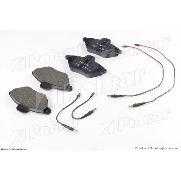 Kočione pločice CITROËN XANTIA (X1/X2), 93-01; 