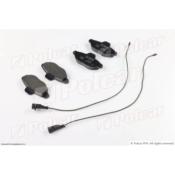 Kočione pločice FIAT CINQUECENTO (170), 91-98; 