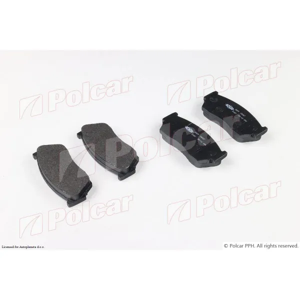 Kočione pločice NISSAN 100NX (B13), 90-94; SUNNY (N14/Y10) 91-94; 