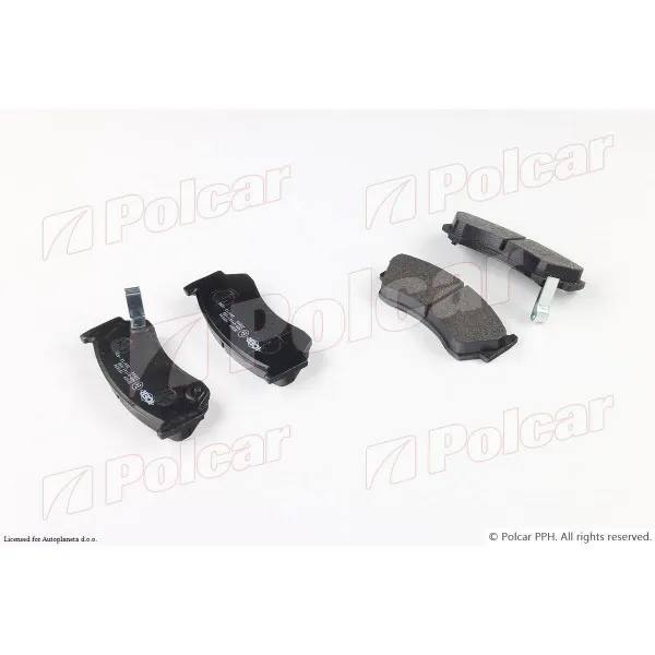 Kočione pločice NISSAN ALMERA (N15), 95-00; 