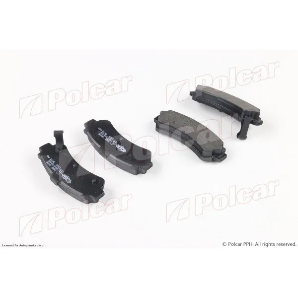 Kočione pločice NISSAN ALMERA (N15), 95-00; SX (S14), 93-99; 