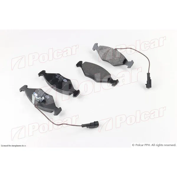 Kočione pločice FIAT ALBEA (178), 02-12; PALIO WEEKEND (178/2), 02-/06-11; PALIO/WEEKEND (178), 97-04; SIENA (178), 97-02; 