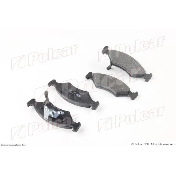 Kočione pločice KIA RETONA (CE), 98-03; SEPHIA (FA), 92-97; SEPHIA (FB), 97-01; SHUMA (FB), 97-04; SPORTAGE (K00), 94-03; 