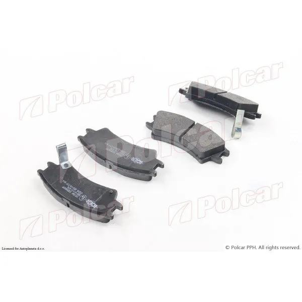 Kočione pločice HYUNDAI ATOS (MX), 97-02; ATOS PRIME (MX), 99-08; 