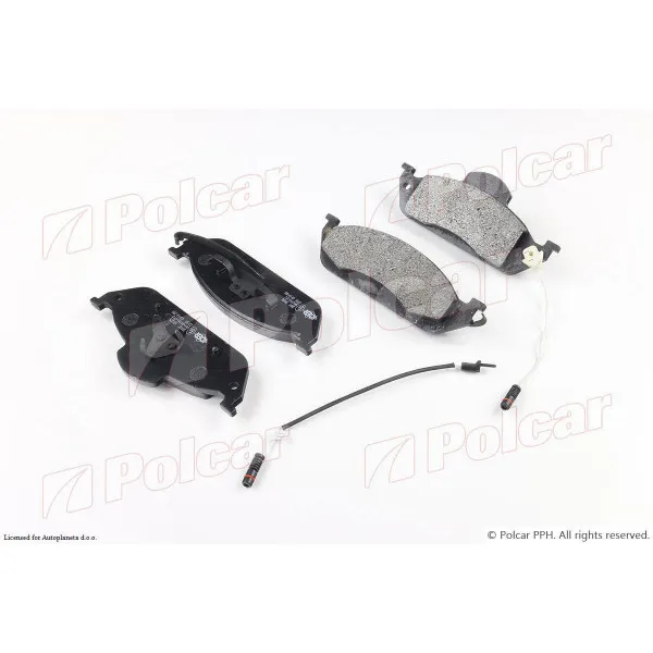 Kočione pločice MERCEDES M-KLASSE/ML (W163), 98-05; 