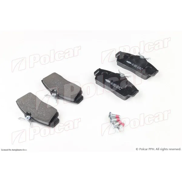 Kočione pločice NISSAN ALMERA (N16), 00-07; PRIMERA (P11), 96-01; 