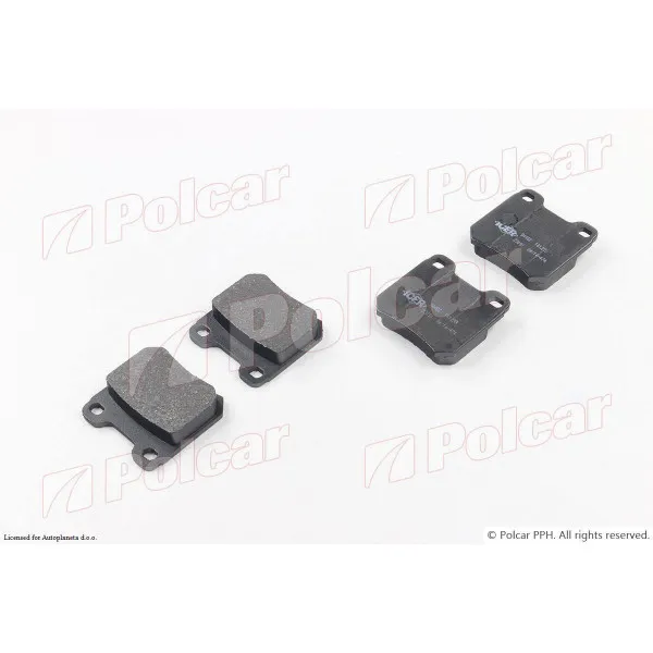 Kočione pločice SAAB 9-3 (YS3D), 98-03; 9-5 (YS3E), 97-10; 900, 93-98; 