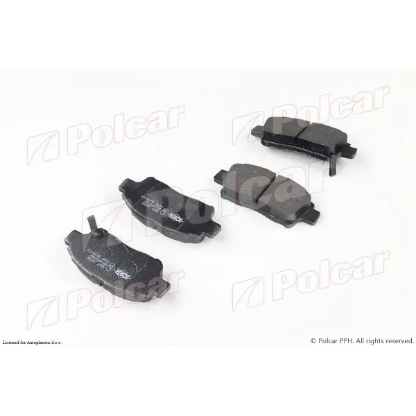 Kočione pločice TOYOTA YARIS (XP10), 99-06; 