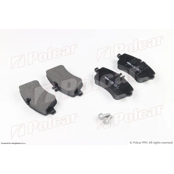 Kočione pločice MERCEDES C-KLASSE (W203), 00-07; CLC-KLASSE (CL203), 08-11; CLK-KLASSE (C209), 02-10; SLK-KLASSE (R171), 04-11; 