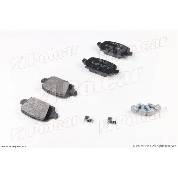 Kočione pločice OPEL CORSA C (X01), 00-06; TIGRA (X04), 04-09; 