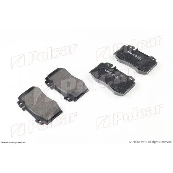 Kočione pločice MERCEDES C-KLASSE (W203), 00-07; CL-KLASSE (C215), 99-06; M-KLASSE/ML (W163), 98-05; S-KLASSE (W220), 98-05; S-KLASSE (W221), 05-13; SL-KLASSE 