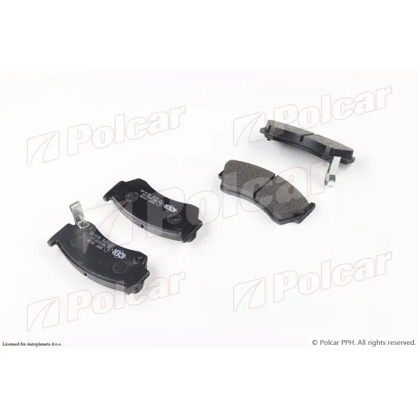 Kočione pločice SUZUKI BALENO (EG), 95-02; 