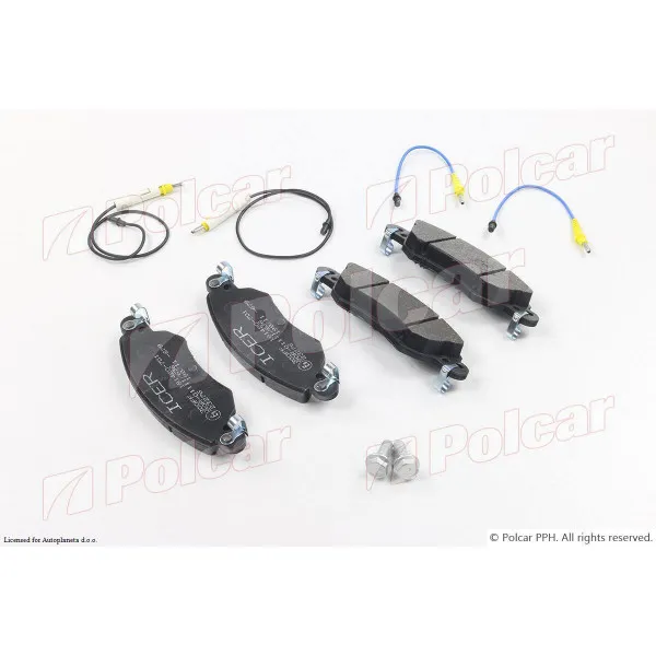 Kočione pločice CITROËN C5 (DC/DE/RC/RE), 01-08; 