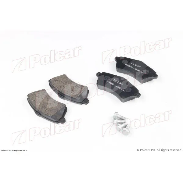 Kočione pločice LAND ROVER FREELANDER (CB40), 97-06; 