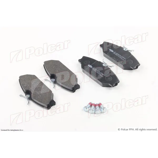 Kočione pločice RENAULT CLIO II (B0/1/2), 98-12; LAGUNA I (B/K56), 93-01; MEGANE I (A), 95-02; MEGANE SCENIC (JA0/1), 96-99; SAFRANE (B54), 92-00; SCENIC I (J 