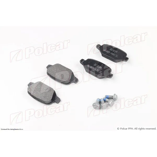 Kočione pločice FIAT, LANCIA 