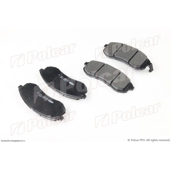 Kočione pločice MITSUBISHI L200, 01-05; L200, 96-01; 