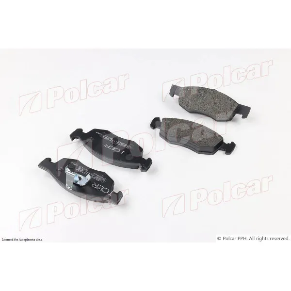 Kočione pločice FIAT DOBLO (119/223), 01-10; PALIO (178), 02-06; PALIO WEEKEND (178/2), 02-/06-11; PALIO/WEEKEND (178), 97-04; 