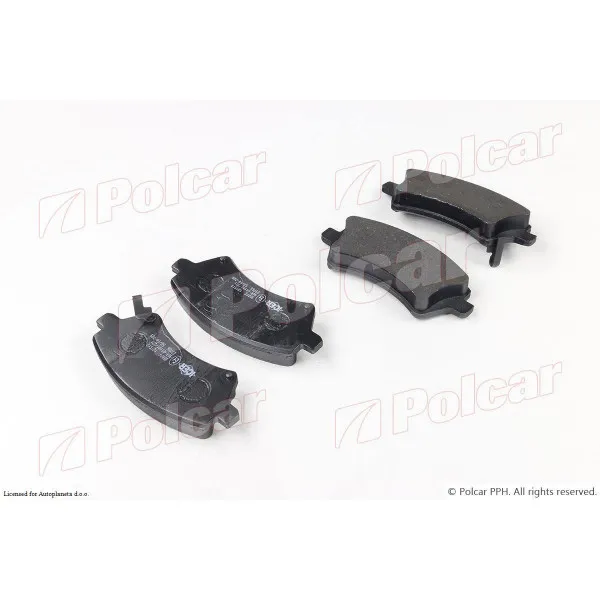 Kočione pločice TOYOTA COROLLA (E12), 02-07; COROLLA (E14/E15), 07-13; 