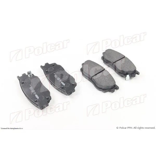 Kočione pločice MAZDA 6 (GG/GY), 02-08; 