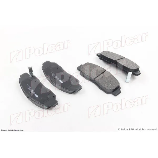 Kočione pločice HONDA CIVIC (FD/FN/FK), 06-11; CIVIC, 12-17; FRV (BE), 05-09; LEGEND (KA9), 96-05; LEGEND (KB1), 04-12; STREAM (RN), 01-06; 