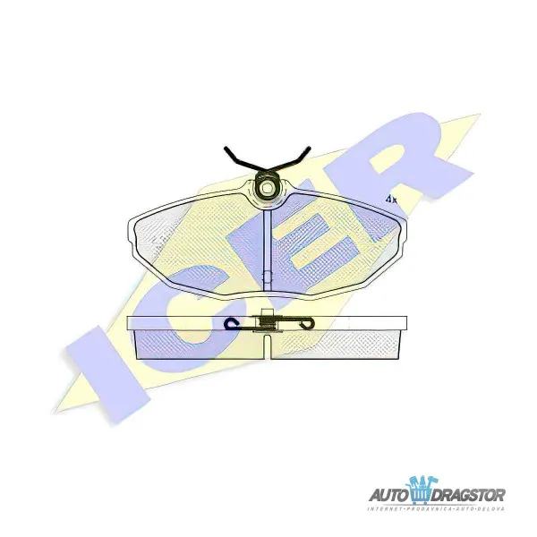 Kočione pločice JAGUAR, LINCOLN 